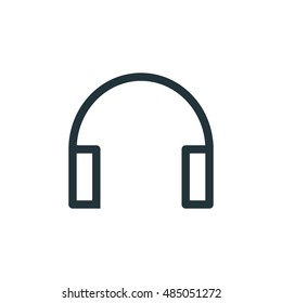 Headphones icon, Vector