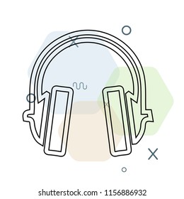 Headphones Icon Vector Can Be Used As Png, Headphones