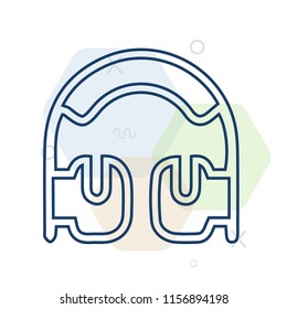 Headphones icon vector can be used as png, Headphones