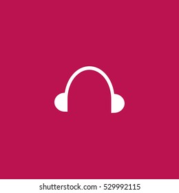 headphones icon vector, can be used for web and mobile design