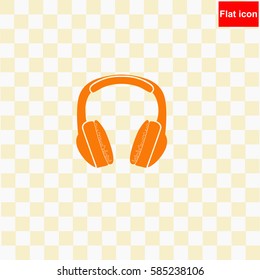 Headphones  icon Vector design.