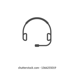 Headphones icon . Vector . EPS 10