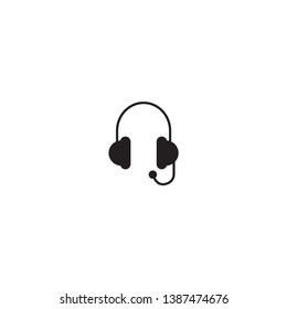 Headphones Icon Vector  Good Flat  Design