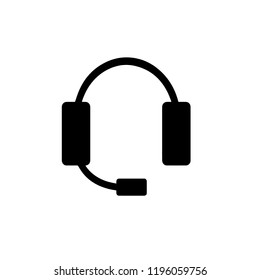 headphones icon. vector illustration