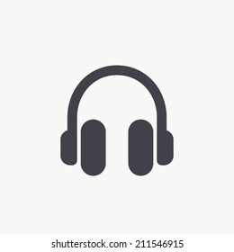 Headphones Icon , vector illustration