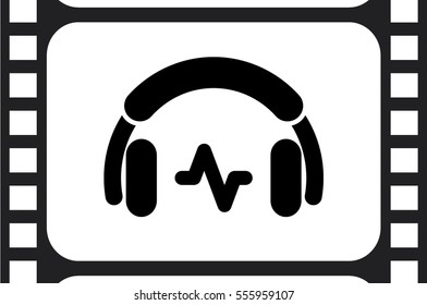 headphones icon vector illustration.