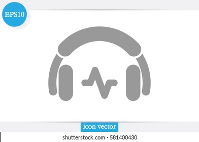 headphones icon vector illustration 