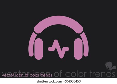 headphones icon vector illustration 