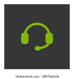 headphones icon. Vector illustration EPS 10.