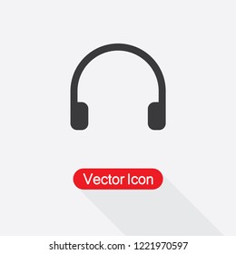 Headphones Icon Vector Illustration Eps10