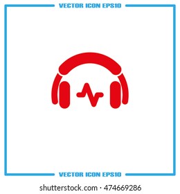 headphones icon vector illustration eps10.