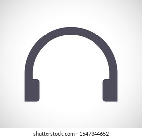 headphones icon vector. lorem ipsum Flat Design JPG