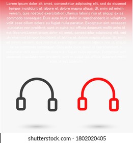 vector de icono de auriculares. lorem ipsum Flat Design JPG