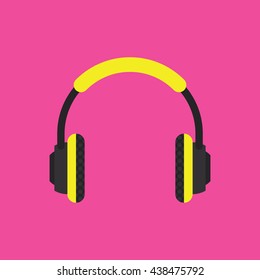 Headphones Icon Vector, Music Icon, Music Vector