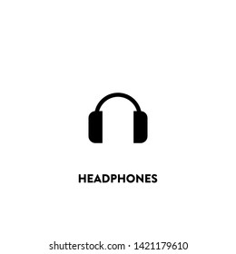 headphones icon vector. headphones sign on white background. headphones icon for web and app