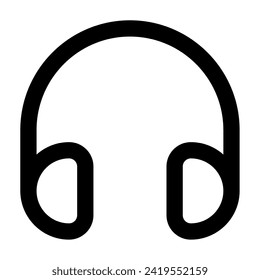 Headphones Icon for web, app, uiux, infographic, etc
