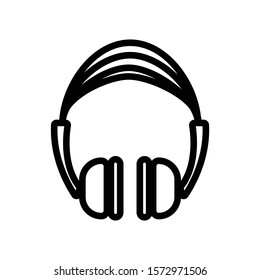 Headphones icon for web and mobile applications