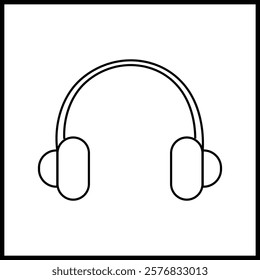 Headphones icon.music headphones icons.Vector headphone