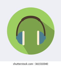 headphones illustration