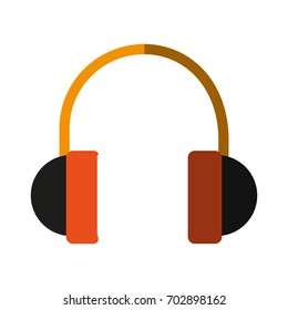 headphones isolated icon image