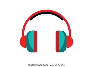 Headphones Isolated on White Background 