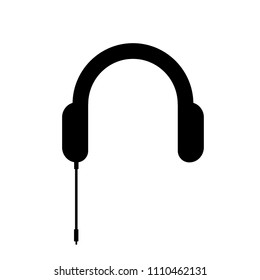 Headphones with Jack. Audio icon