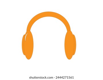 los auriculares son Grandes sobre un fondo blanco