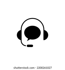Headphones line icon. Simple element illustration. Headphones concept outline symbol design.
