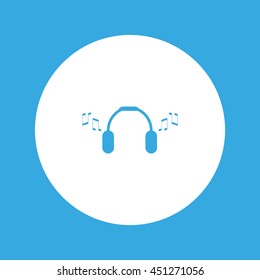 headphones with microphone icon