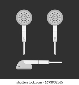 Headphones for mobile vector illustration