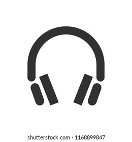 headphones. monochrome icon