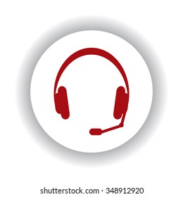 Headphones. Musical accessory. icon
