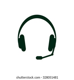 Headphones. Musical accessory. icon. vector design