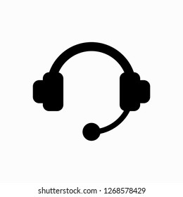 Headphones, Operator, Call Center, Customer Service Icon