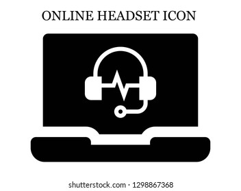 Headphones search icon. Editable Headphones search icon for web or mobile.