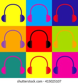 Headphones sign