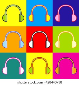 Headphones sign