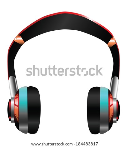 Headphones  sign icon vector, music song and entertainment icon