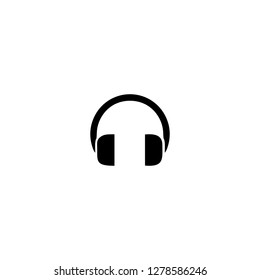 headphones simple icon