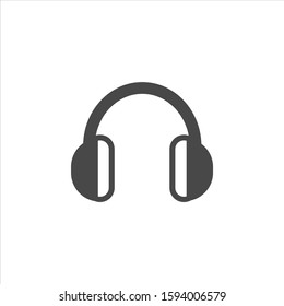 Headphones. Simple vector icon. Consumer goods. Commodities.