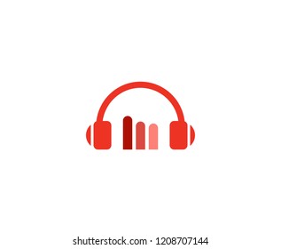 Headphones sound logo