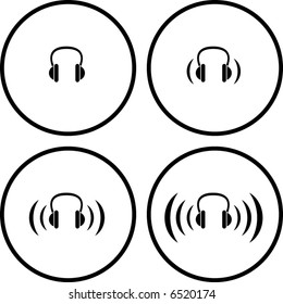 headphones symbols