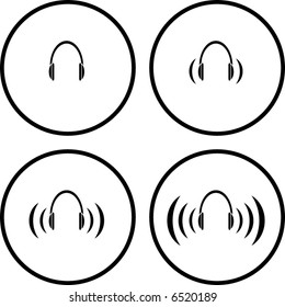 headphones symbols
