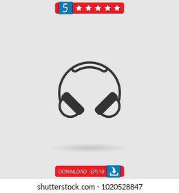 headphones vector icon