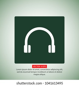 Headphones  vector icon