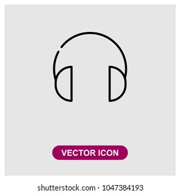 Headphones Vector Icon