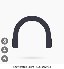 Headphones  vector icon