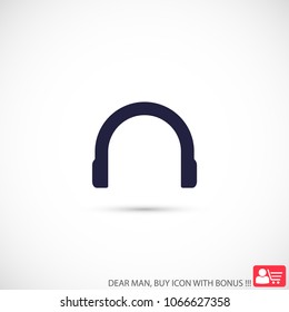 Headphones  vector icon
