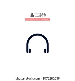 Headphones  vector icon