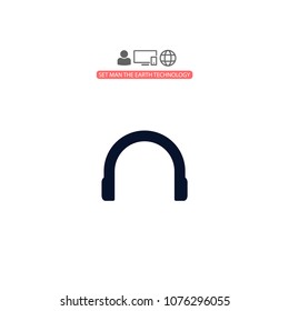 Headphones  vector icon